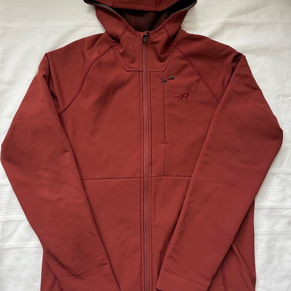 Outdoor Research Men's Performance Jacket in Deep Red